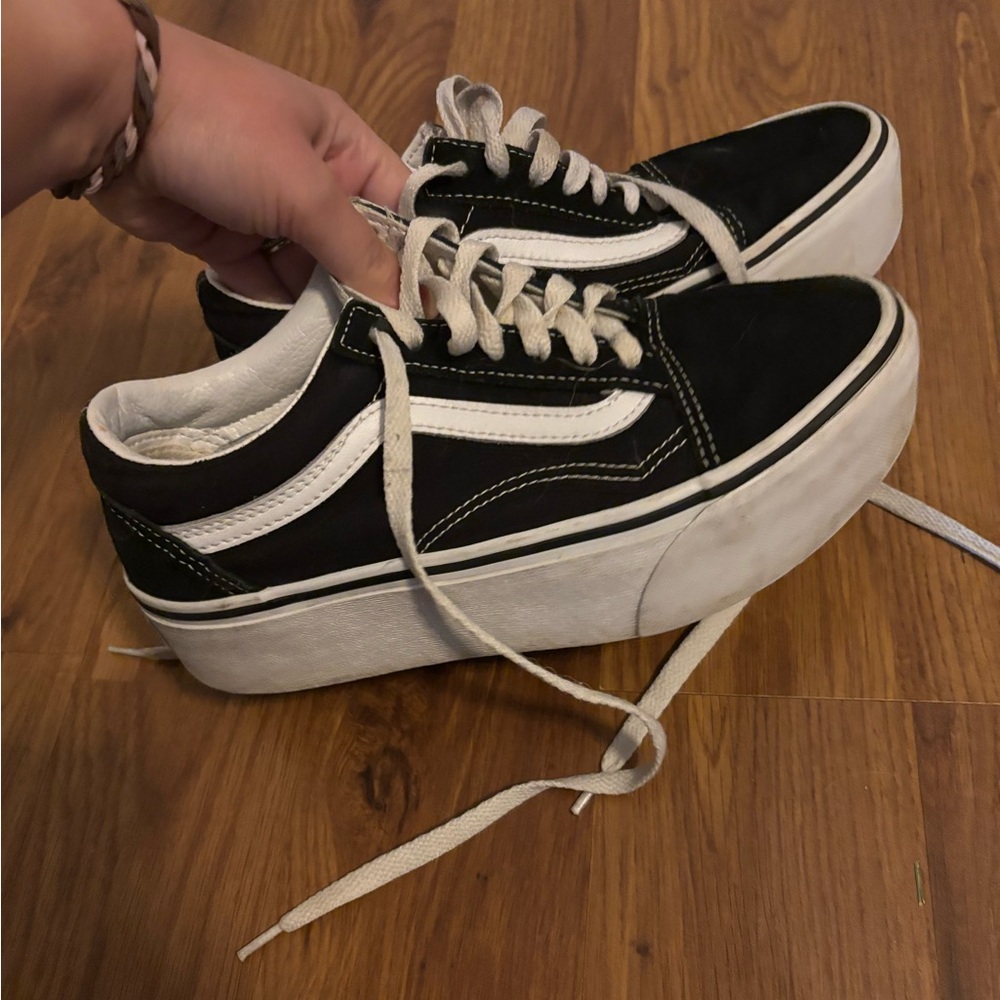 Vans Black and White Women's Sneakers